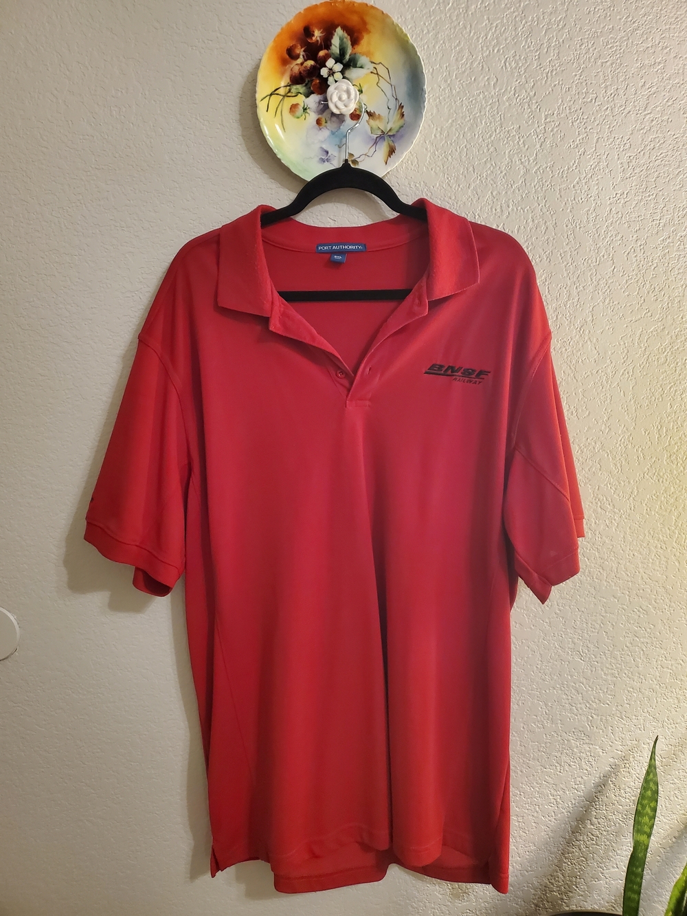 Port Authority Red Tee